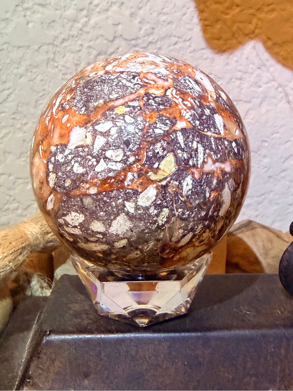 2.5(ish) Inch Money Agate Sphere